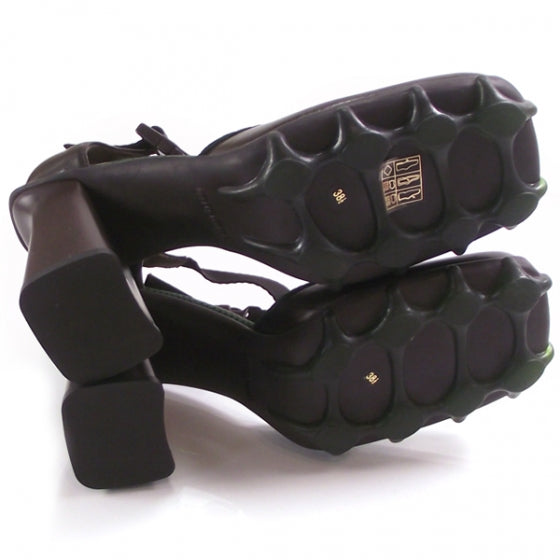 Miu Miu Leather Commando Strappy Heels 38.5 4 of 6