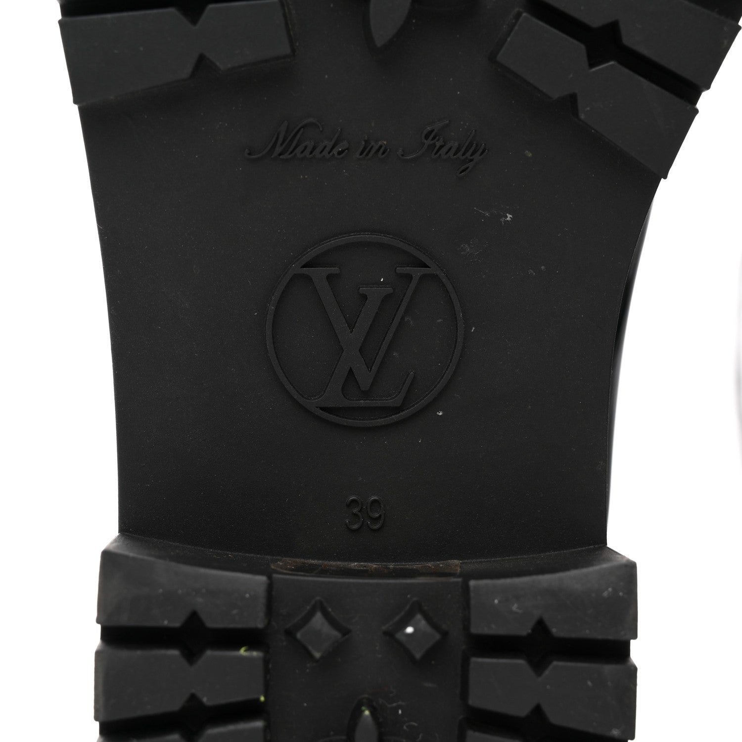 Louis Vuitton Rubber Embossed Monogram Splash Rain Short Boots 39 Black 7 of 7