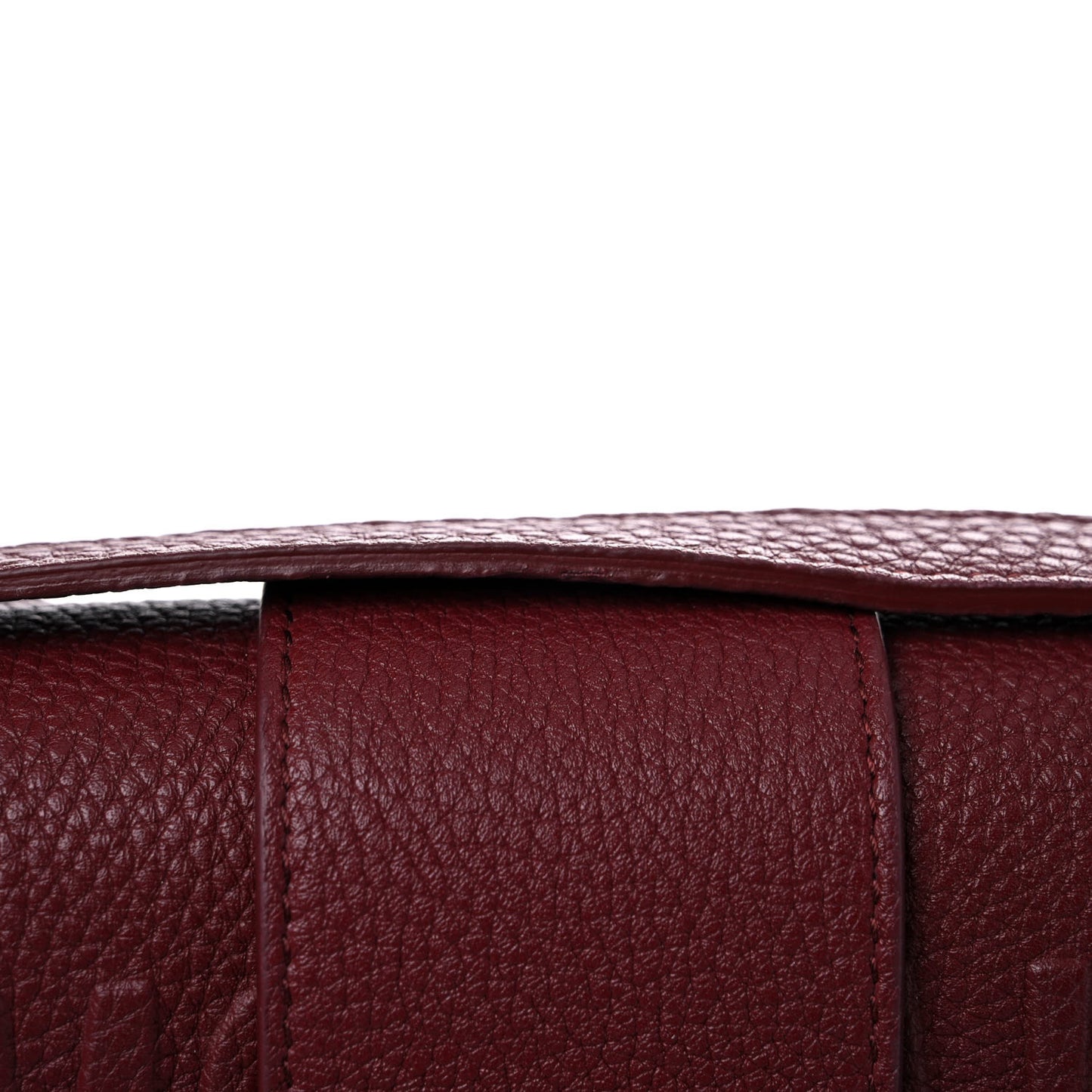 Grained Calfskin 30 Montaigne Flap Bag Red Brick