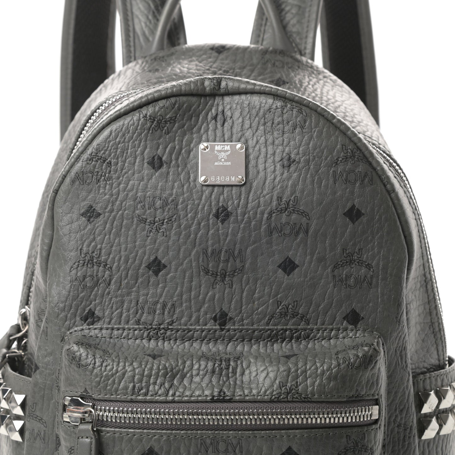 Visetos Small Side Stud Stark Backpack Phantom Grey