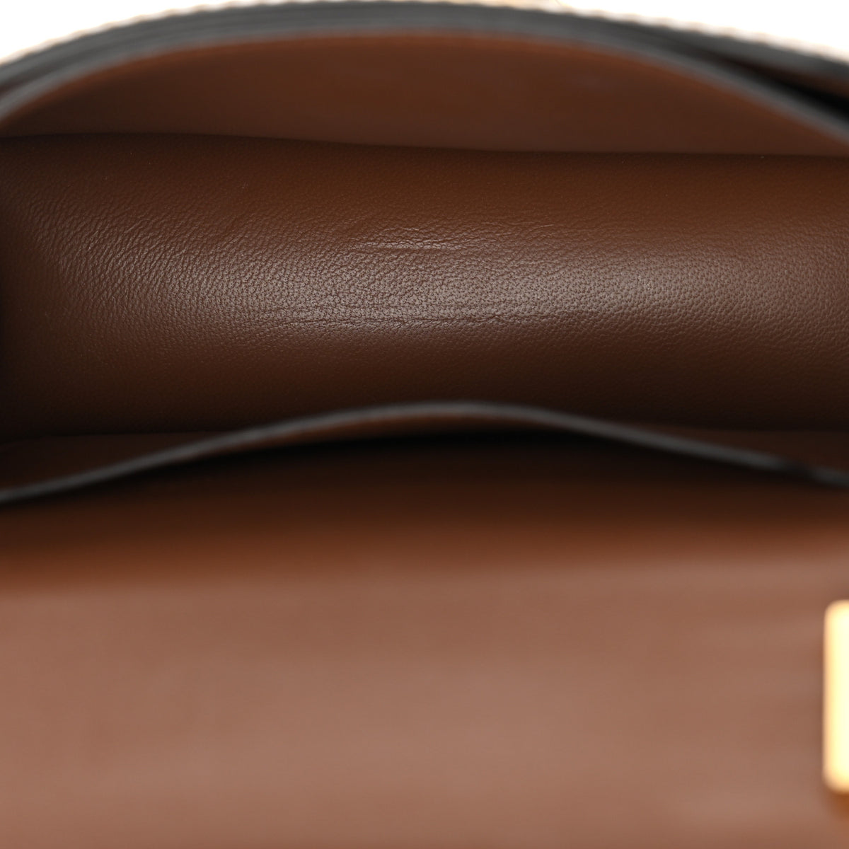 Canvas Calfskin Mini TB Bag Natural