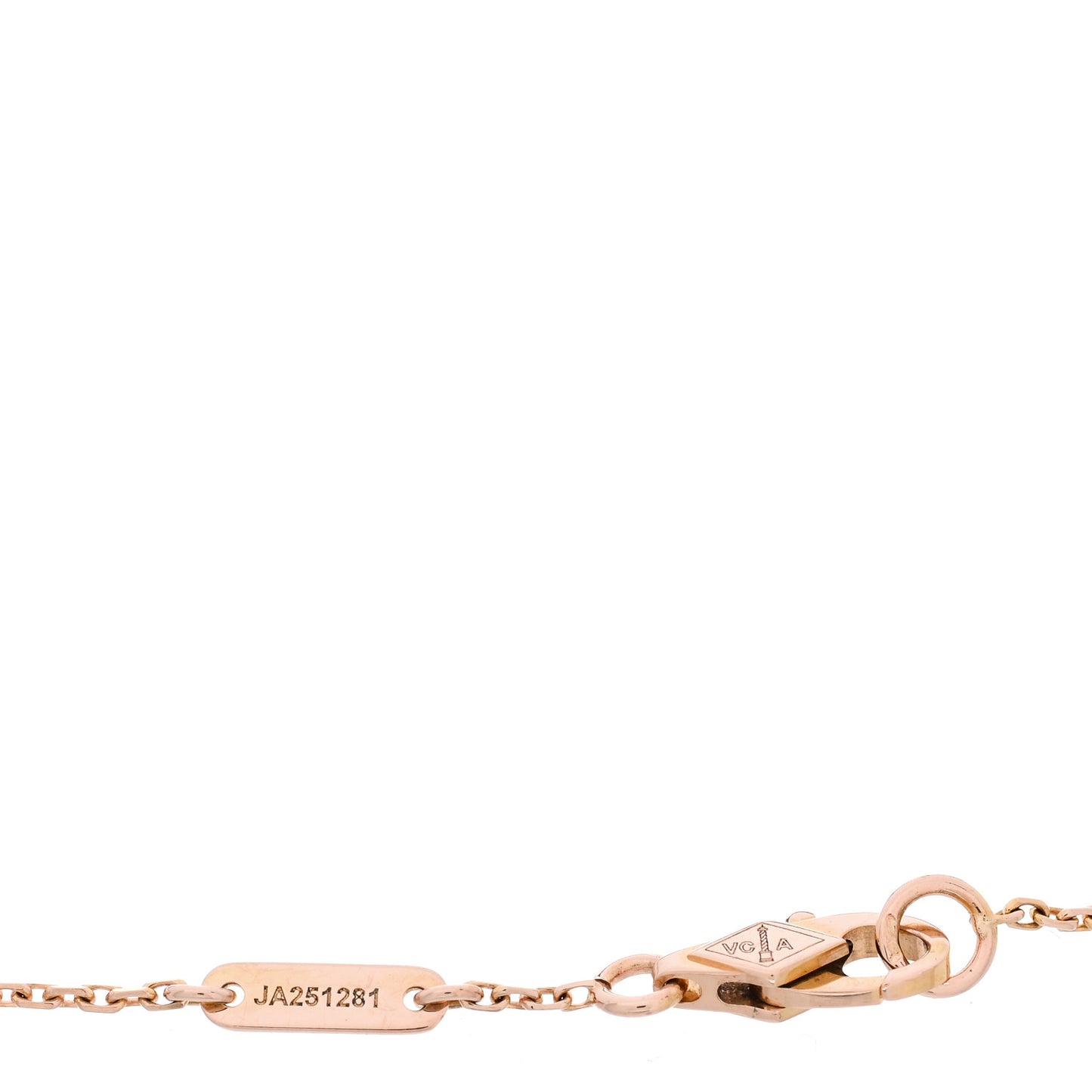 18K Rose Gold Carnelian Sweet Alhambra Bracelet