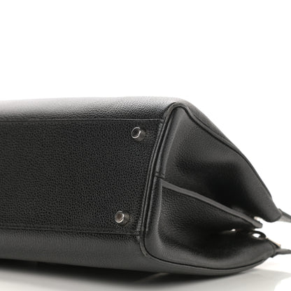 Gucci Grainy Calfskin Small Zumi Top Handle Bag Black 10 of 10