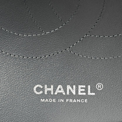 Chanel Caviar Quilted Jumbo Double Flap Grey 5 of 10