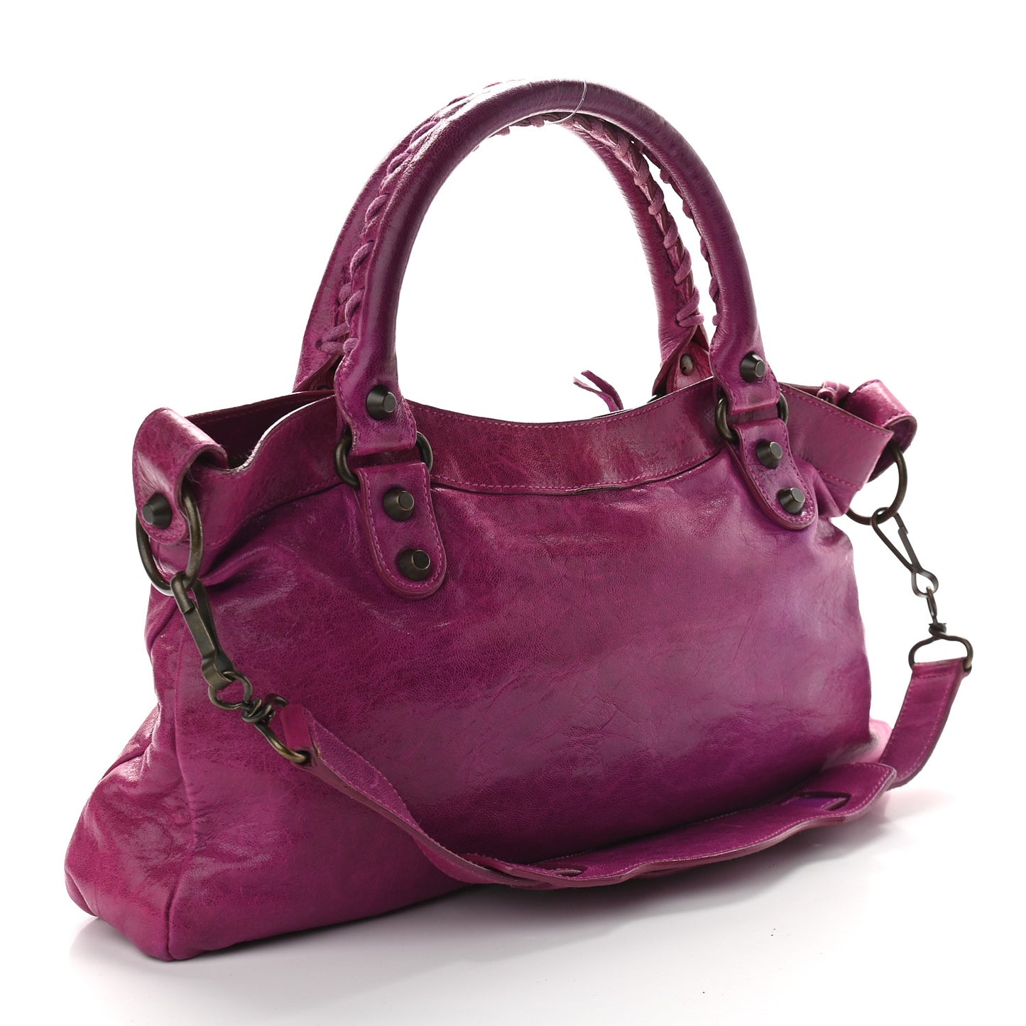 Agneau Classic Hardware First Magenta