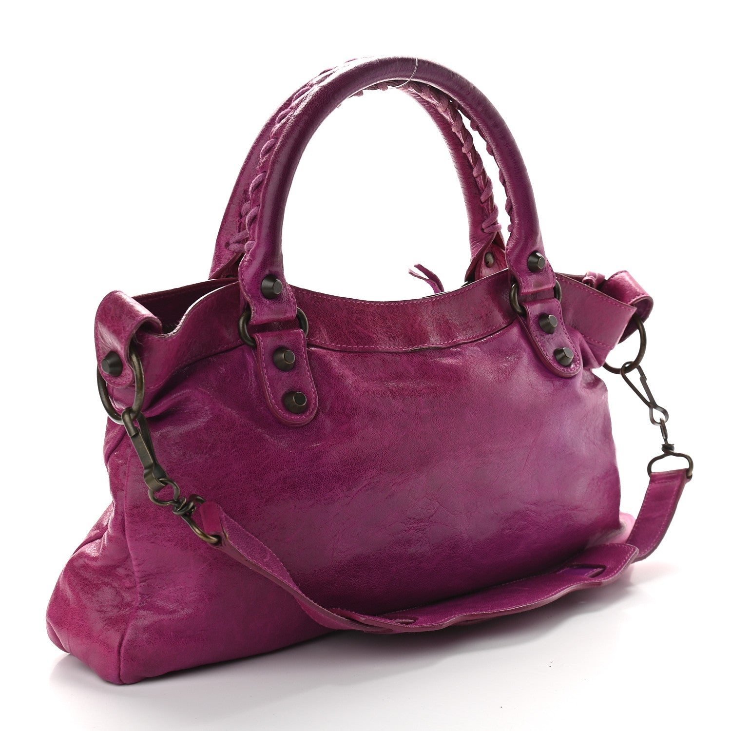 Balenciaga Agneau Classic Hardware First Magenta 2 of 10