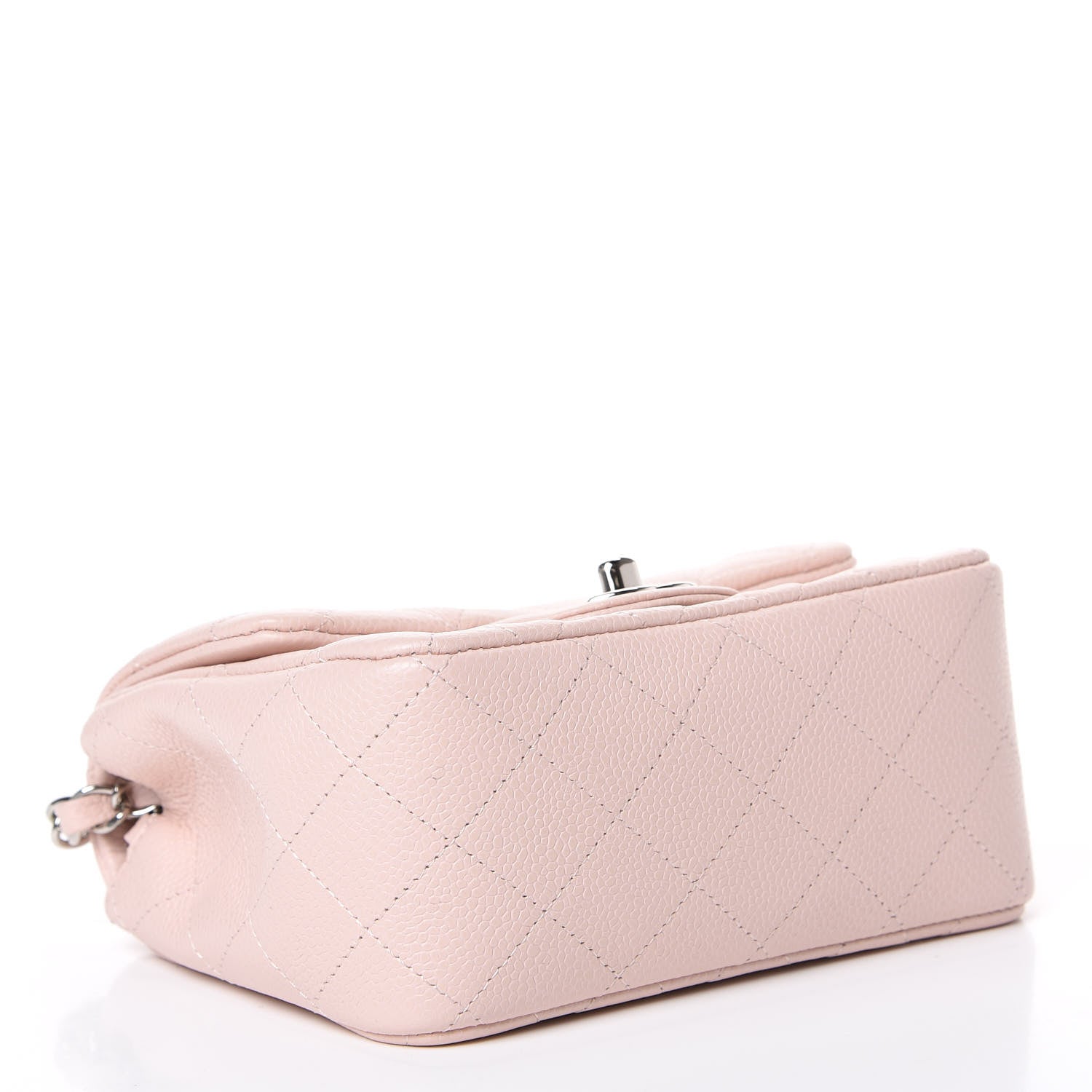 Chanel Caviar Quilted Mini Square Flap Pink 4 of 10