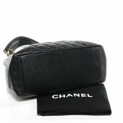 Chanel Caviar Grand Shopping Tote GST Black 8 of 9