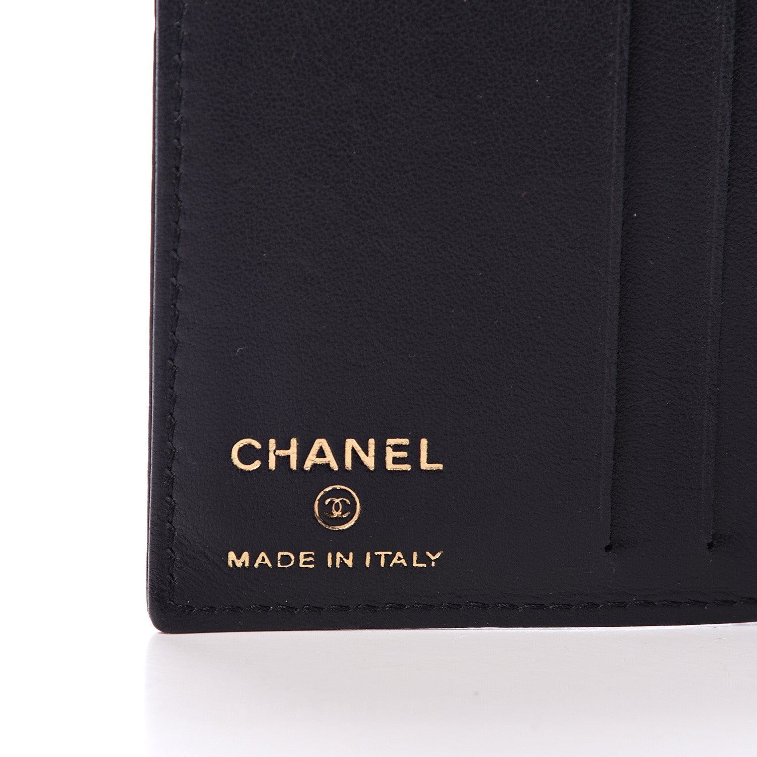 Chanel Calfskin CC Card Holder Wallet Black 5 of 8