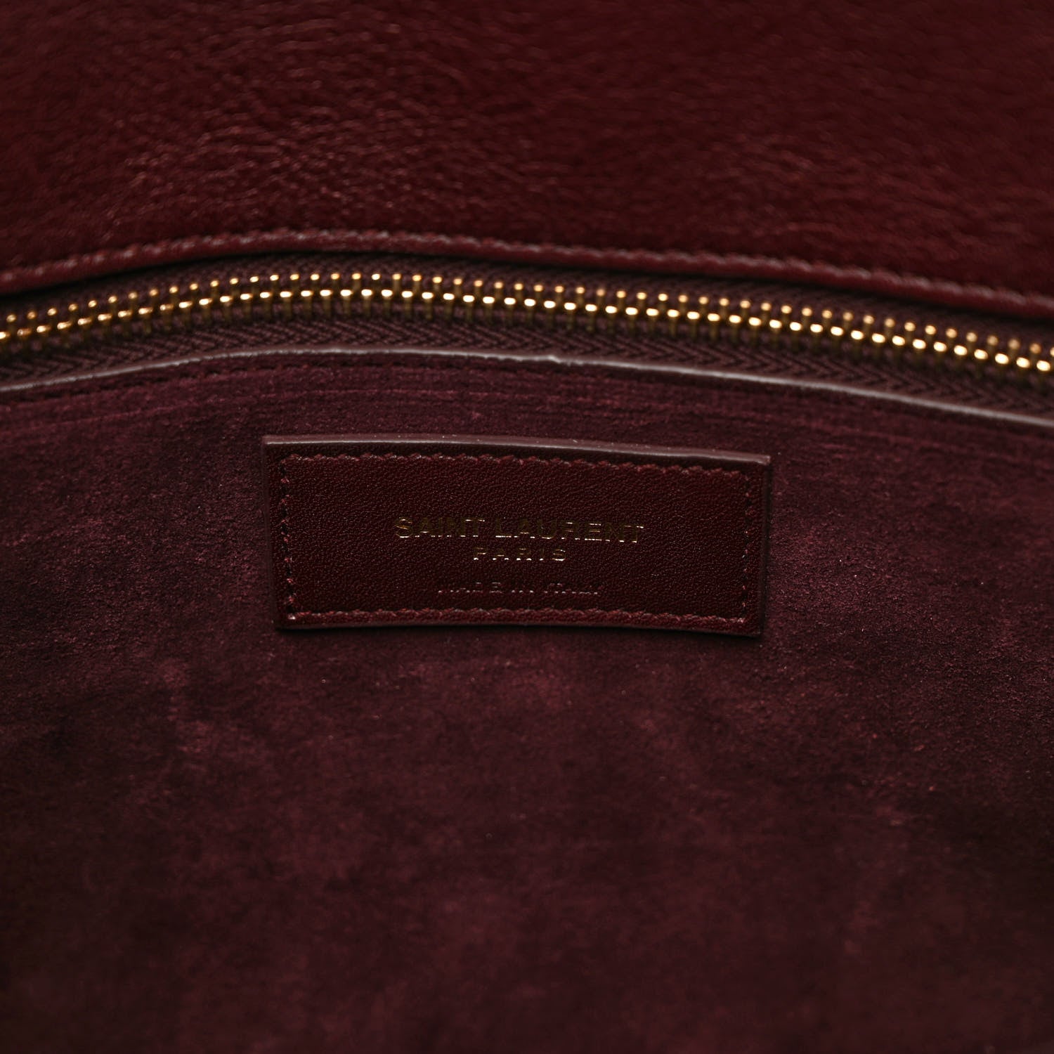 Saint Laurent Calfskin Small Sac De Jour Amarena 6 of 8