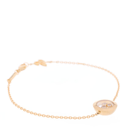 Chopard 18K Yellow Gold Diamond Happy Diamonds Icons Bracelet 1 of 3