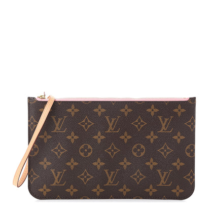 Louis Vuitton Monogram Neverfull MM GM Pochette Sugar Pink 1 of 5