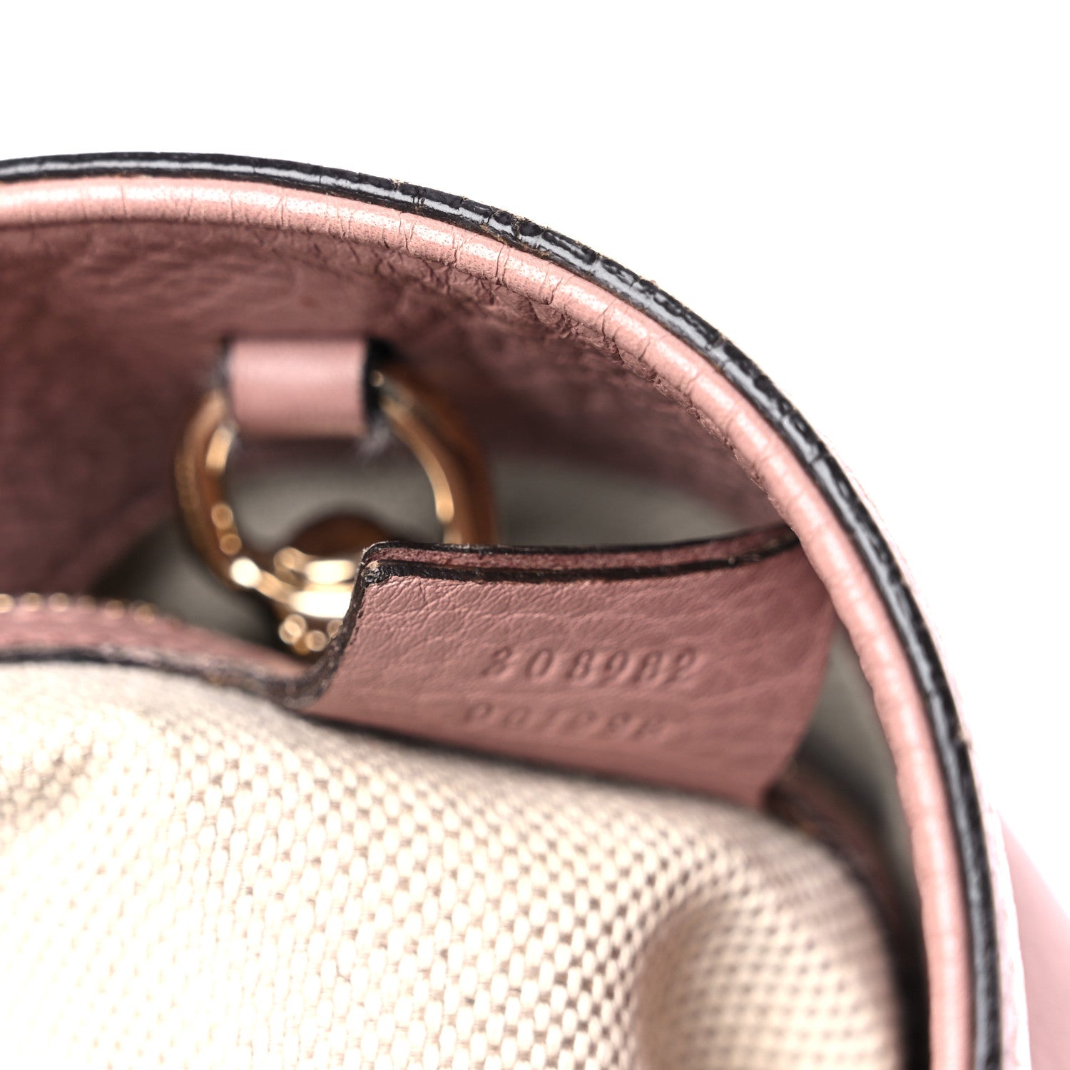 Gucci Pebbled Calfskin Medium Soho Chain Shoulder Bag Dark Cipria 12 of 23
