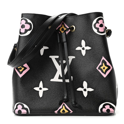 Louis Vuitton Monogram Giant Wild At Heart Neonoe MM Black 1 of 4
