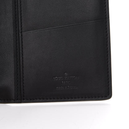 Louis Vuitton Calfskin Monogram Shadow Brazza Wallet Khaki 6 of 7