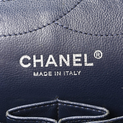Chanel Aged Calfskin Quilted 2.55 Reissue 227 Flap Navy Blue 6 of 10