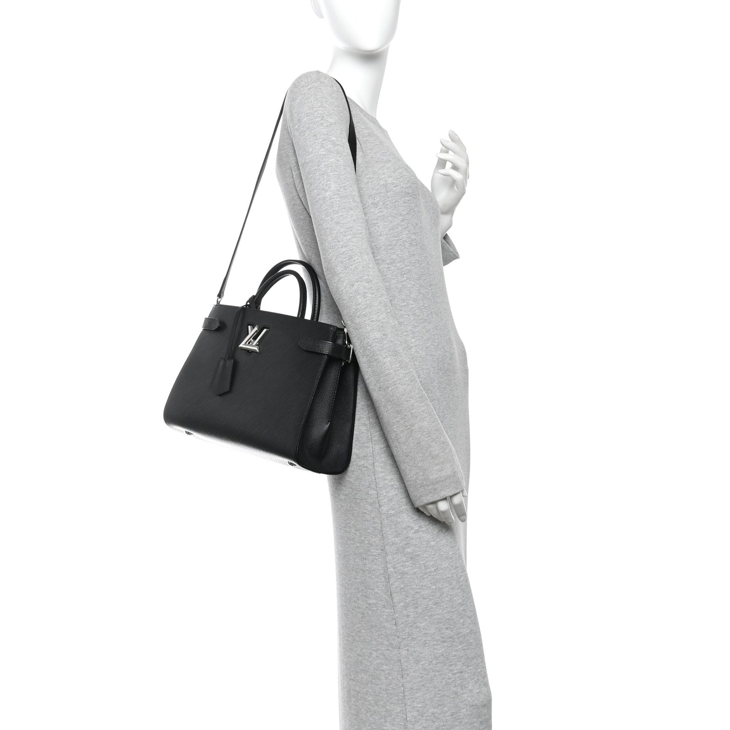 Epi Twist Tote Black