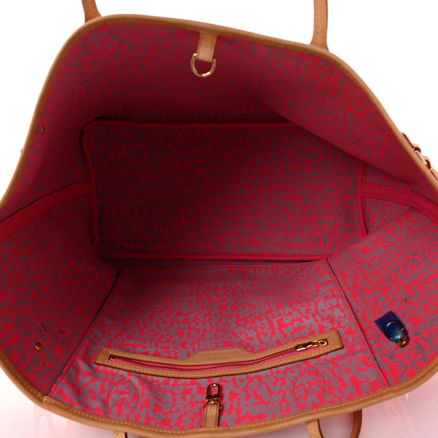 Louis Vuitton Monogram Graffiti Neverfull GM Fuchsia 5 of 8