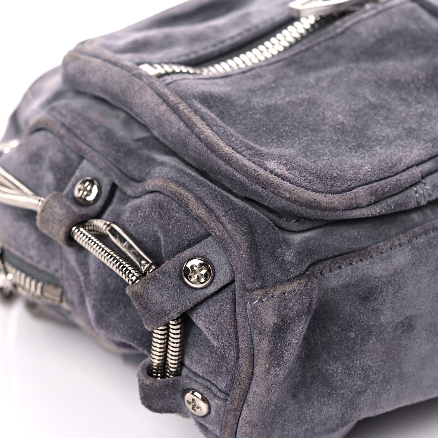 Alexander Wang Suede Brenda Chain Grey 6 of 19