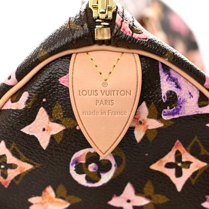 Louis Vuitton Watercolor Aquarelle Speedy 35 Brown 6 of 9
