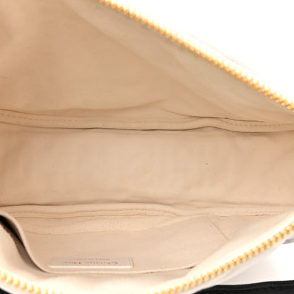 Christian Dior Lambskin Cannage Medium Dior Vibe Hobo Bag White 5 of 13