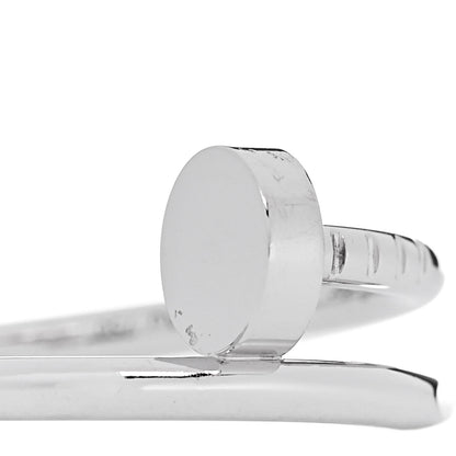 Cartier 18K White Gold Small Juste Un Clou Ring 49 5 4 of 6