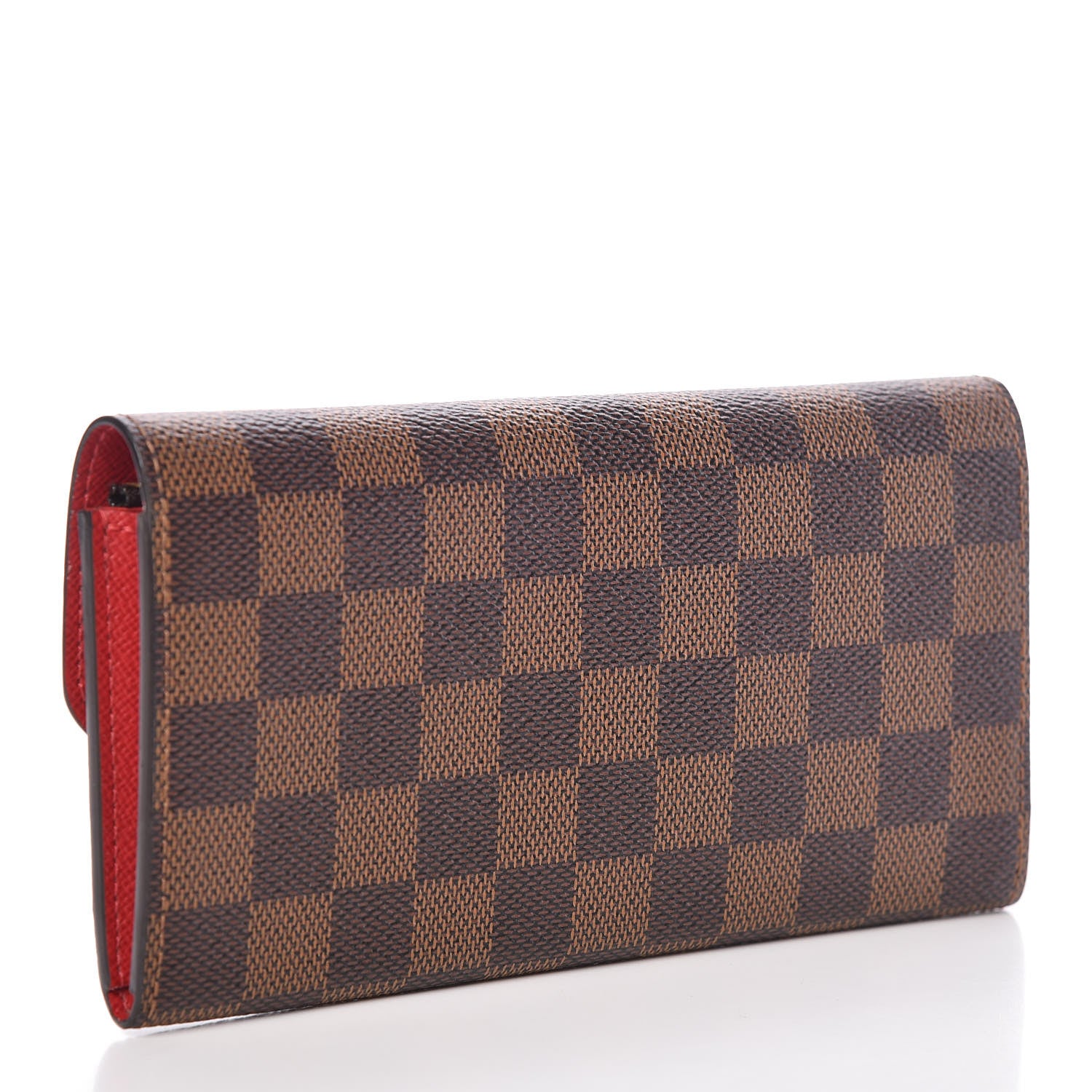 Louis Vuitton Damier Ebene Emilie Wallet Red 3 of 6
