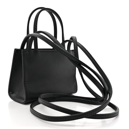 Telfar Vegan Leather Small Shopping Bag Black 3 of 9