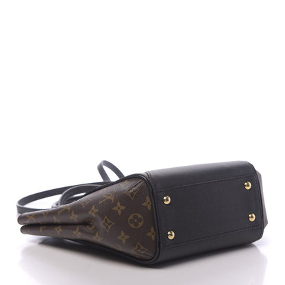 Louis Vuitton Calfskin Monogram Kimono Tote PM Black 3 of 8
