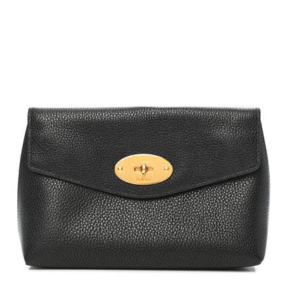 Mulberry Small Classic Grain Darley Cosmetic Pouch Black 1 of 7