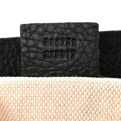 Gucci Pebbled Calfskin Medium Soho Flap Crossbody Black 7 of 17