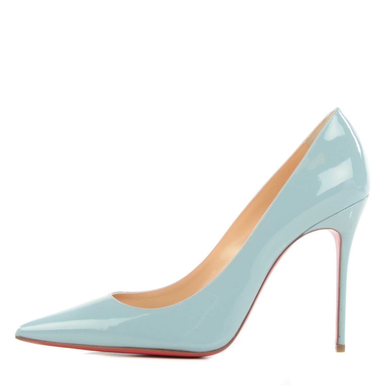 Christian Louboutin Patent Decollete 554 100 Pumps 39.5 Horizon 1 of 8