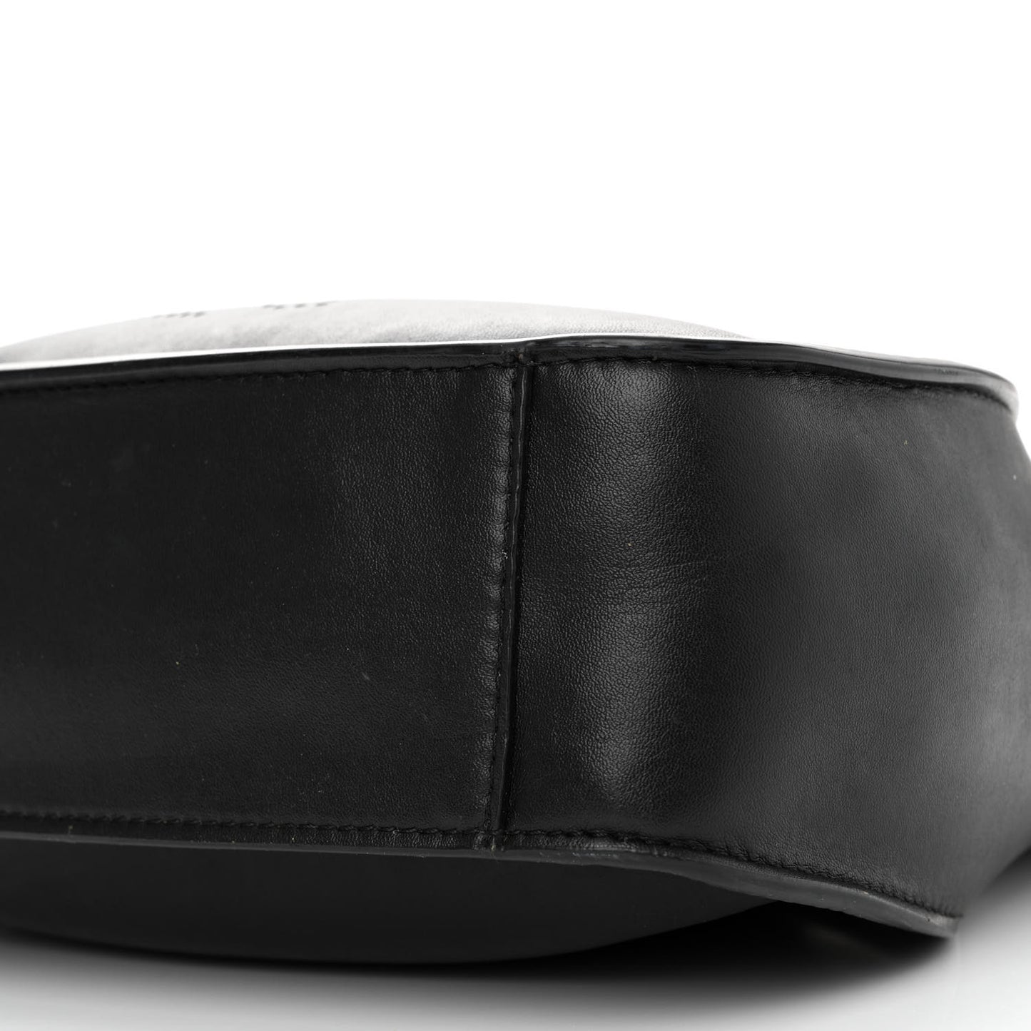 Eco Alter Nappa Perforated Logo Mini Crossbody Black