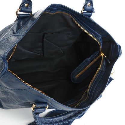 Balenciaga Agneau Giant 12 Gold Hardware City Bleu Obscur 5 of 7