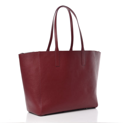 MCM Grained Calfskin Medium Reversible Wandel Tote Ruby Tan 4 of 13