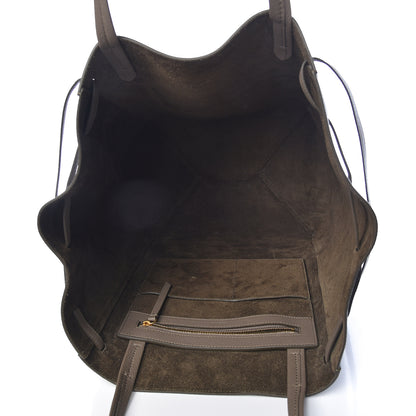 Celine Soft Grained Calfskin Medium Belt Cabas Phantom Taupe 5 of 10