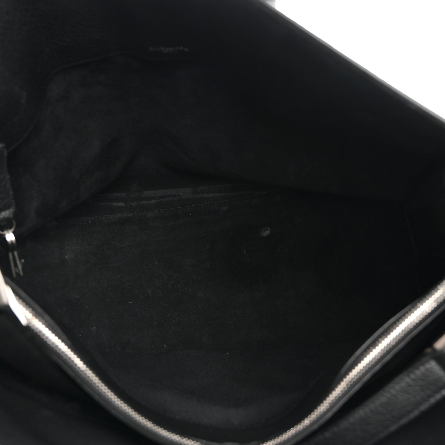 Grained Calfskin Large Souple Sac De Jour Black