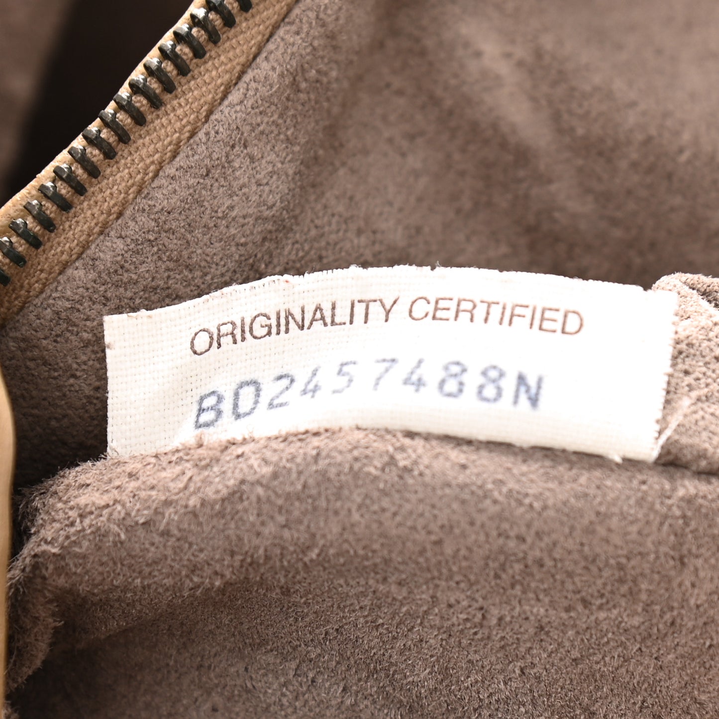 Nappa Intrecciato Medium Shoulder Bag Camel