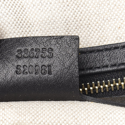 Gucci Guccissima Large Bree Foldover Tote Black 7 of 10