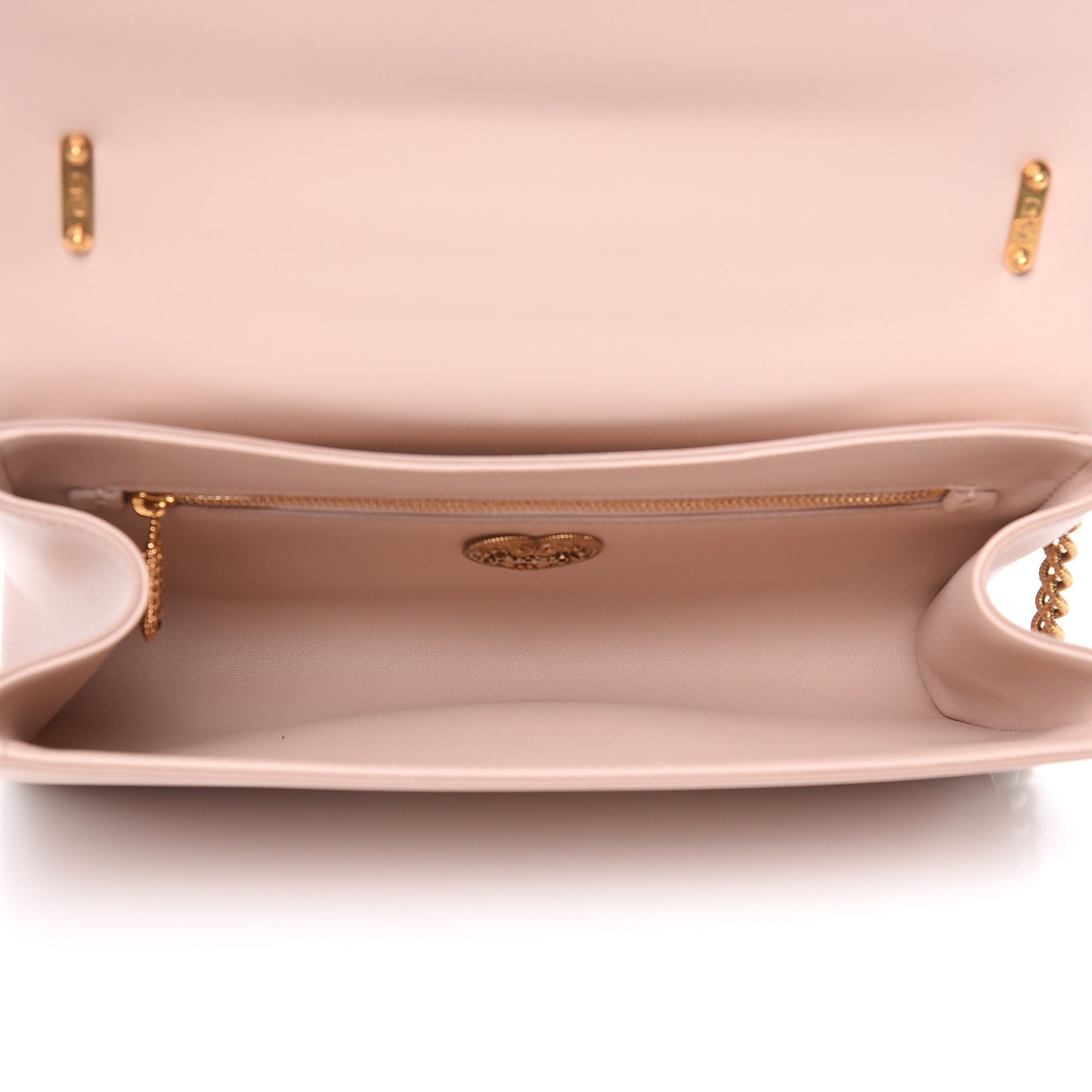 Calfskin Large Devotion Bag Pale Pink