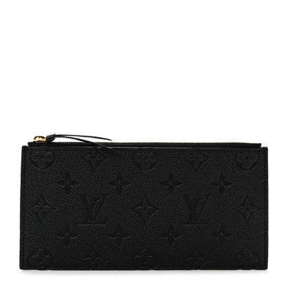 Louis Vuitton Empreinte Felicie Chain Wallet Zippered Insert Black 1 of 8