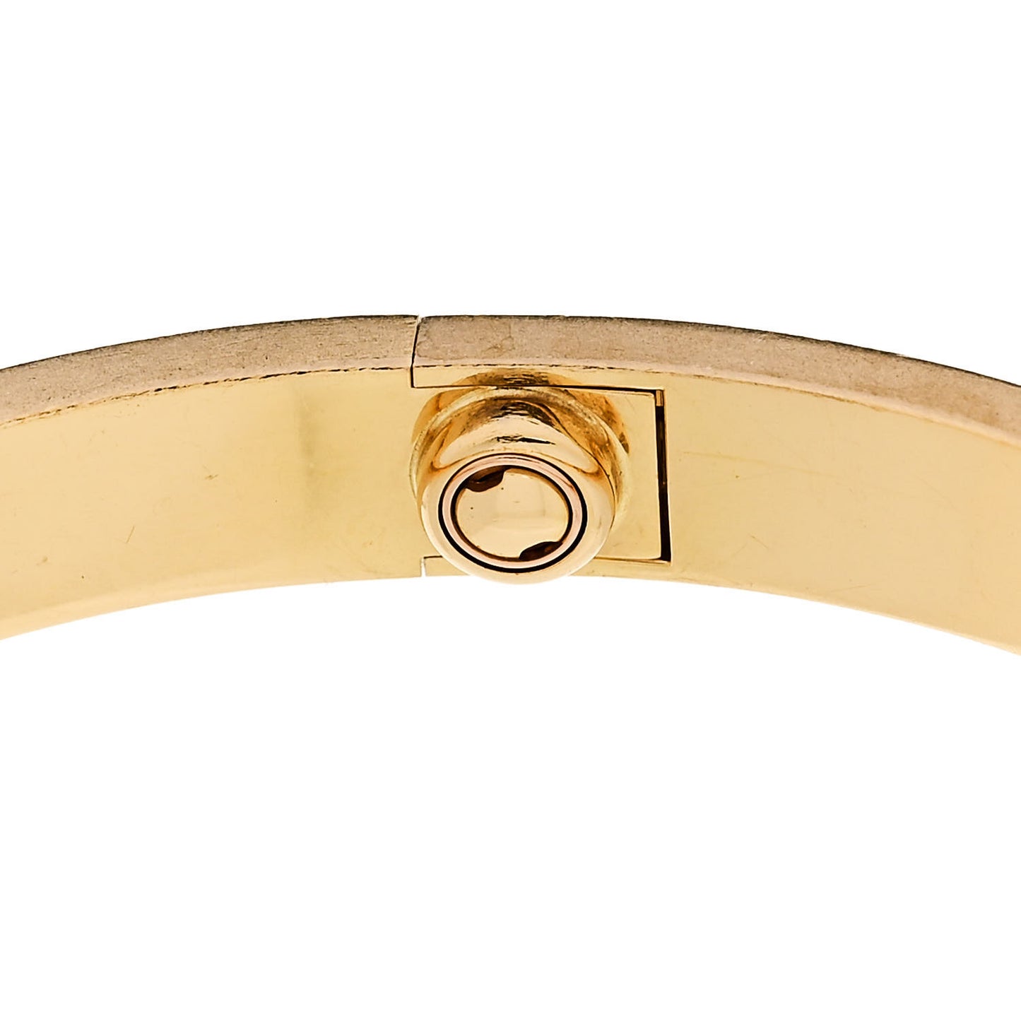 18K Yellow Gold 4 Diamond LOVE Bracelet 18