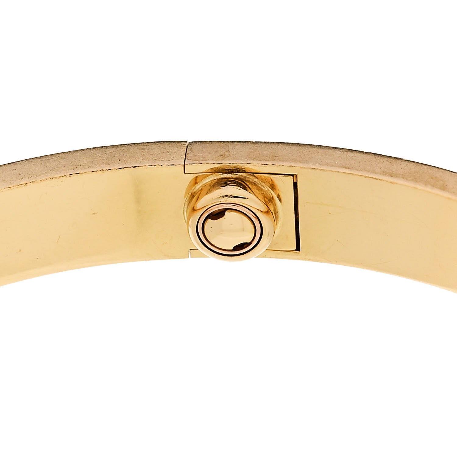 Cartier 18K Yellow Gold 4 Diamond LOVE Bracelet 18 9 of 9