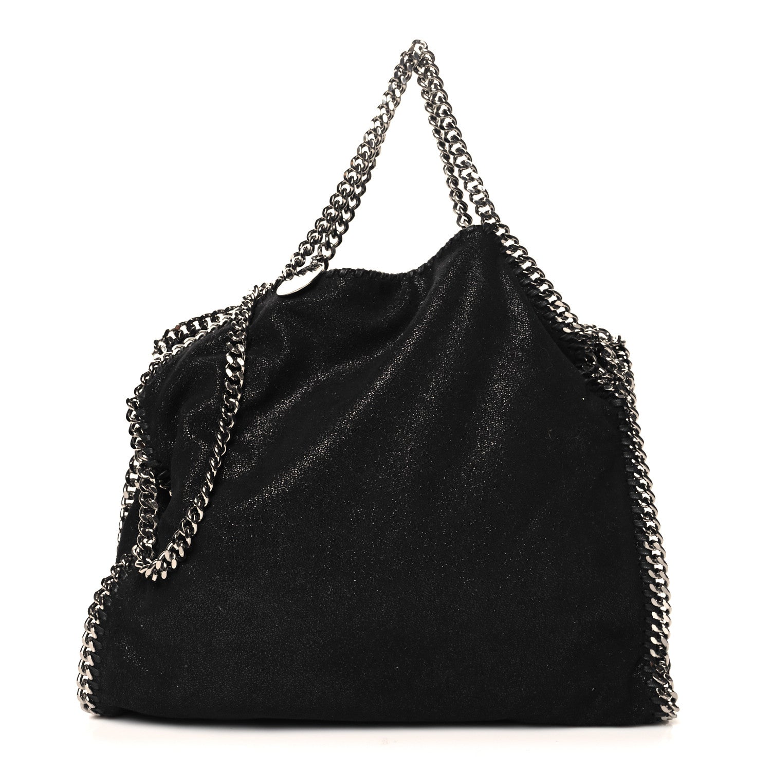 Stella McCartney Shaggy Deer Falabella Fold Over Tote Black 1 of 9