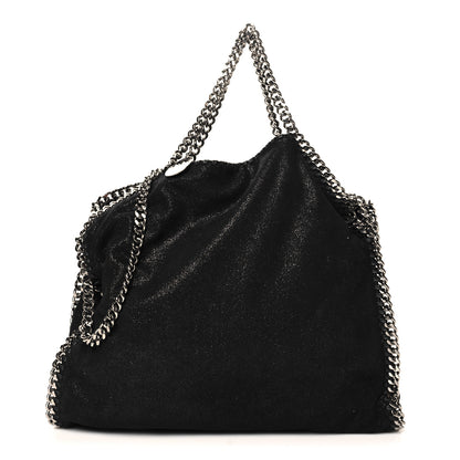 Stella McCartney Shaggy Deer Falabella Fold Over Tote Black 1 of 9