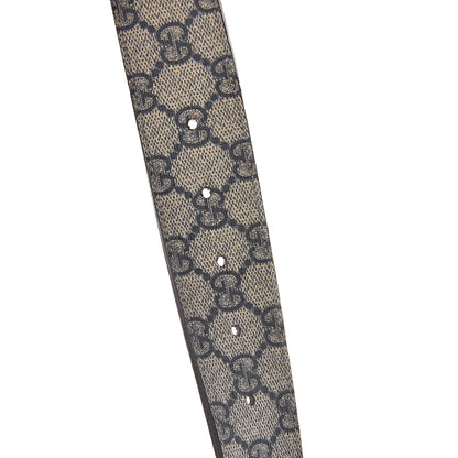 Gucci GG Plus Monogram Interlocking G Belt 100 40 Navy 4 of 5