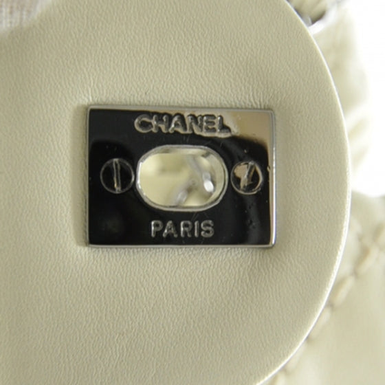 Chanel Calfskin Stitched Large Expandable Flap Bag White 12 of 13