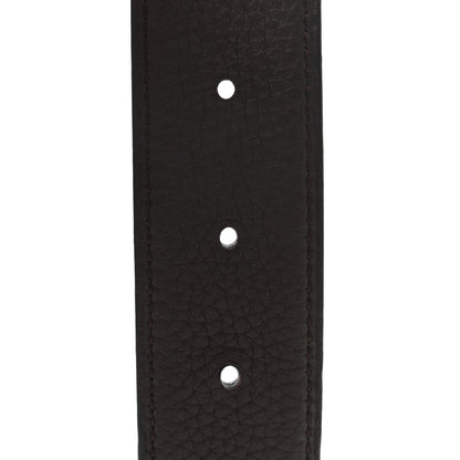 Hermes 135 Togo 32mm H Belt 90 Black Chocolate 4 of 5
