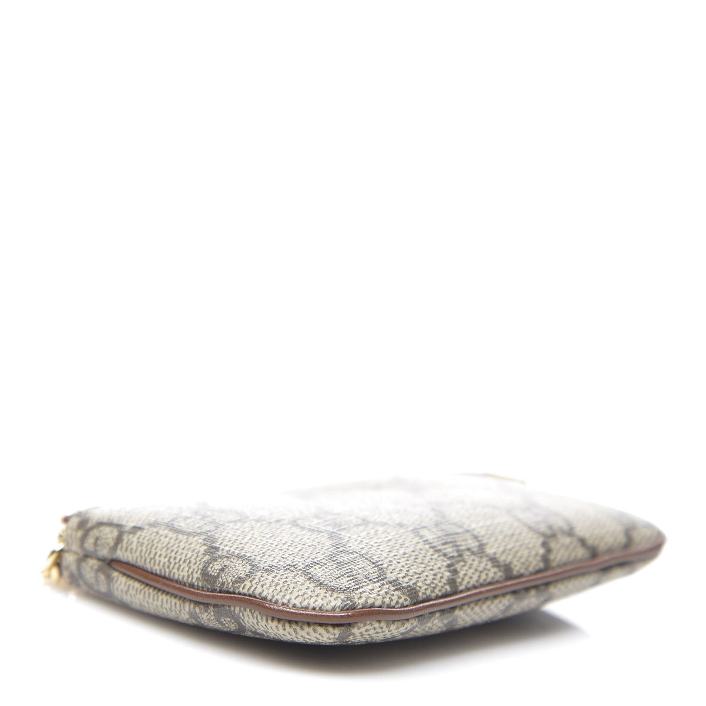 GG Supreme Monogram Key Case Brown