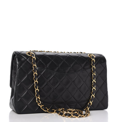 Chanel Lambskin Quilted Medium Double Flap Black 3 of 12